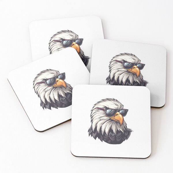 Item preview, Funny cartoon eagle with sunglasses  designed and sold by MaateoDesign.