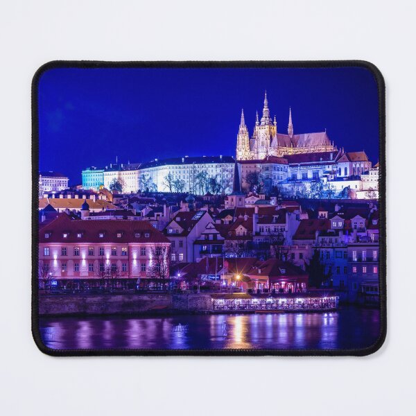 Item preview, Prague Skyline At Night designed and sold by fototime.uk.
