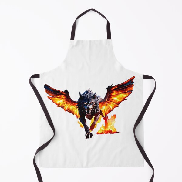 Item preview, The Great Wolf of Fire designed and sold by OnlyClassicArt.
