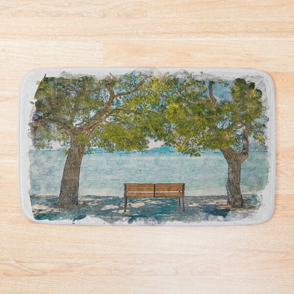 Item preview, Puerto Pollensa Mallorca Watercolour Effect designed and sold by GG WALL ART.
