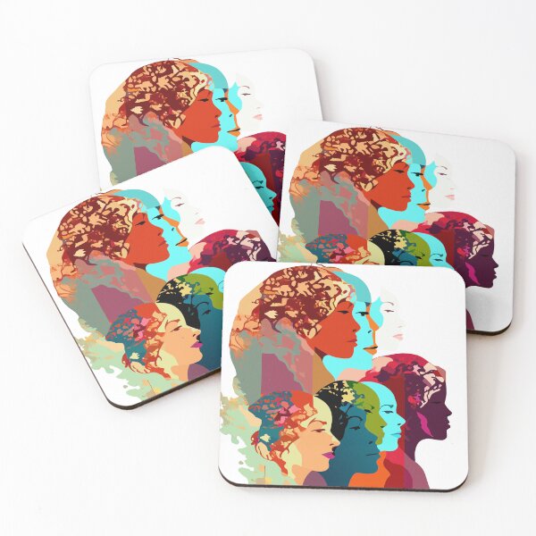 Item preview, Femininity: Colored Silhouettes in Romantic Digital Painting designed and sold by Rosa Elena Albornoz Mendez.