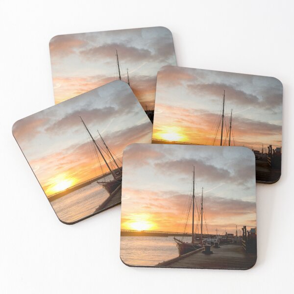 Item preview, January sunrise on the River Blyth - Portrait designed and sold by Violaman.
