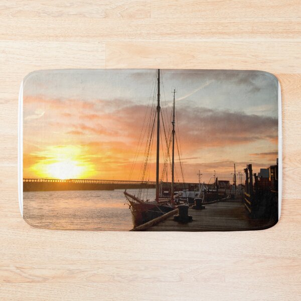 Item preview, January sunrise on the River Blyth - Portrait designed and sold by Violaman.
