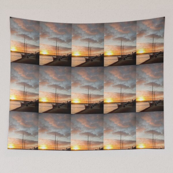 Item preview, January sunrise on the River Blyth - Portrait designed and sold by Violaman.