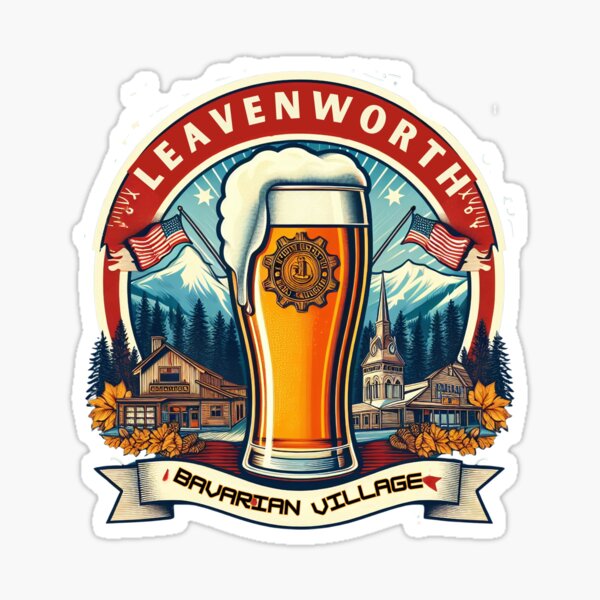 Leavenworth: A vibrant city with history Sticker