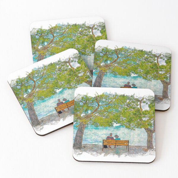 Item preview, Puerto Pollensa Mallorca Watercolour Effect designed and sold by GG WALL ART.
