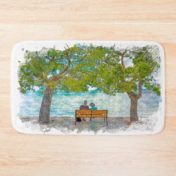 Item preview, Puerto Pollensa Mallorca Watercolour Effect designed and sold by GG WALL ART.