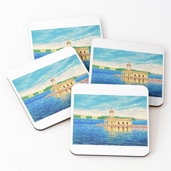 Item preview, Normanton Church within Rutland Water designed and sold by RutlandArt.
