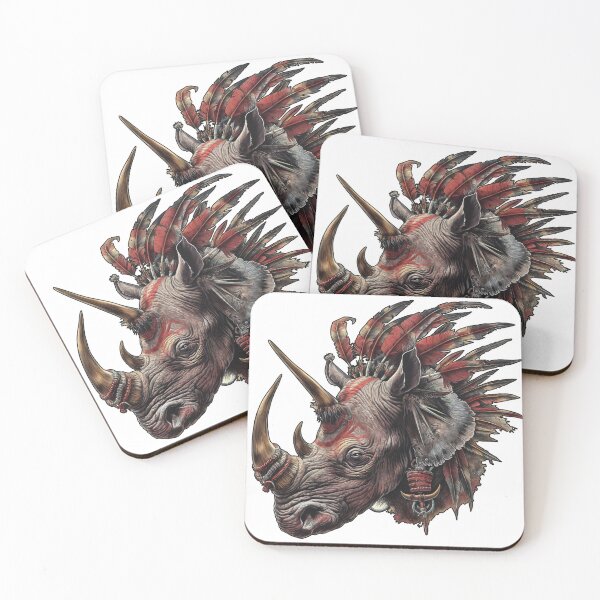 Item preview, Primal Hunters: Rhino Chieftan designed and sold by Mind-Boggle.