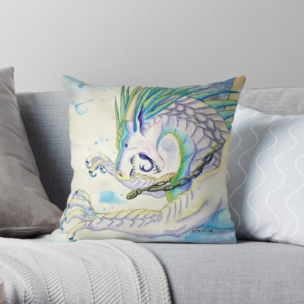 Princess Snowfox Throw Pillow