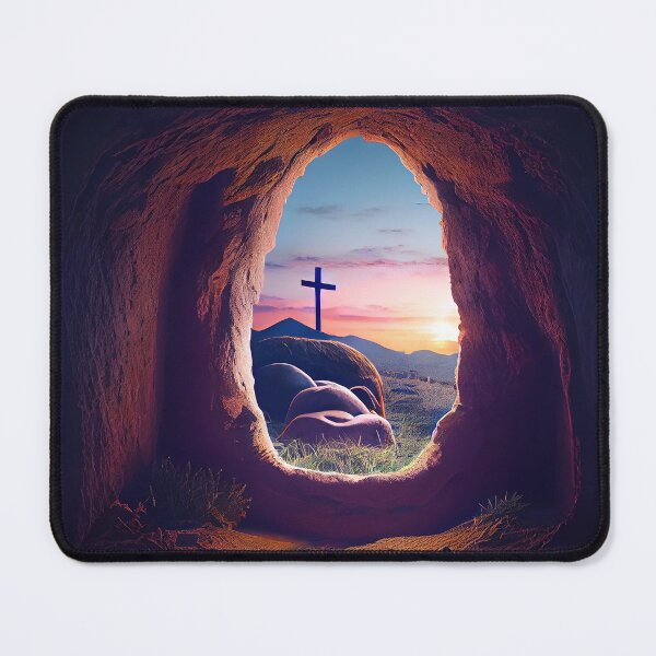 Item preview, Easter - Open Tomb with a single Cross designed and sold by BudBrown.