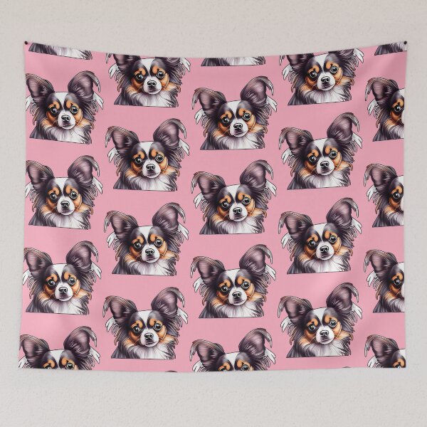 Item preview, Charming Papillon Dog Portrait - Elegant dog designed and sold by Unitepeople.