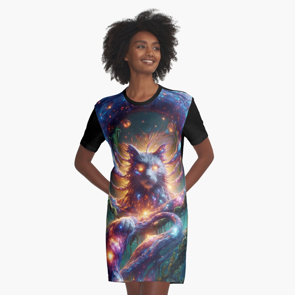 Item preview, Graphic T-Shirt Dress designed and sold by thomasdatt.