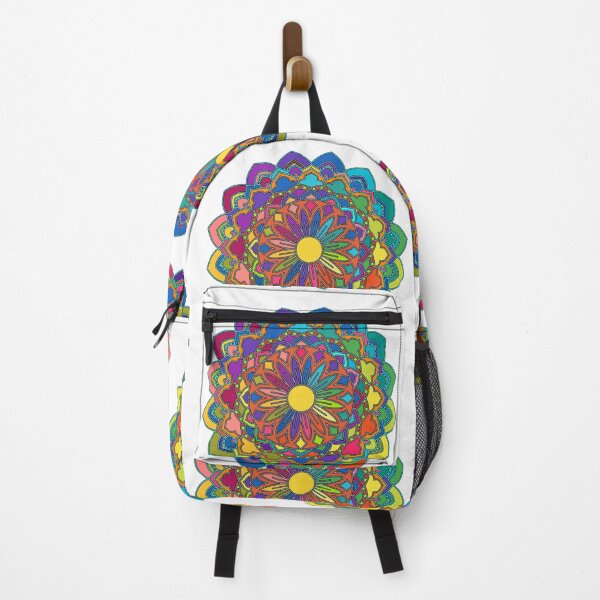 Item preview, Rainbow Mandala Flower designed and sold by Nancy Dinger Aikins.