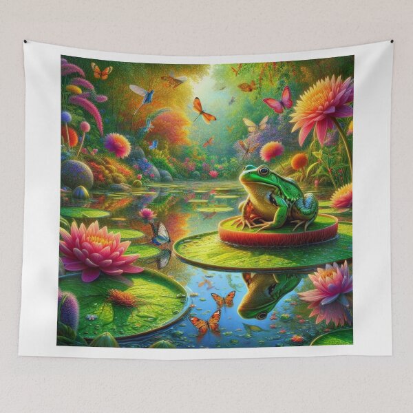 Item preview, Croaking Serenade - Frog's Evening Song designed and sold by ProgressMagnet.