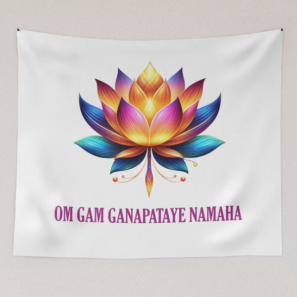 Item preview, Lotus Flower Mantra designed and sold by shacalacah.