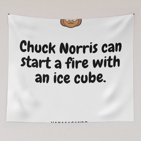 Item preview, Chuck Norris joke-15 designed and sold by VayaSacando.