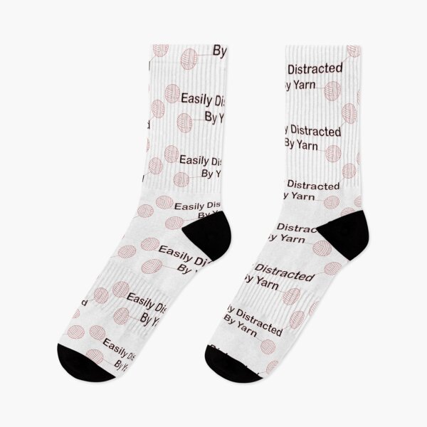 Item preview, Easily Distracted by Yarn Pink and Black designed and sold by ValeriesGallery.
