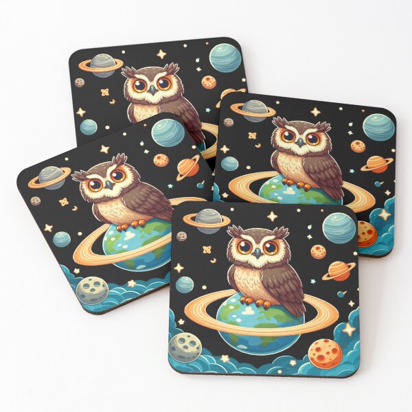 Item preview, Cosmic Eurasian Eagle Owl designed and sold by Echonn.