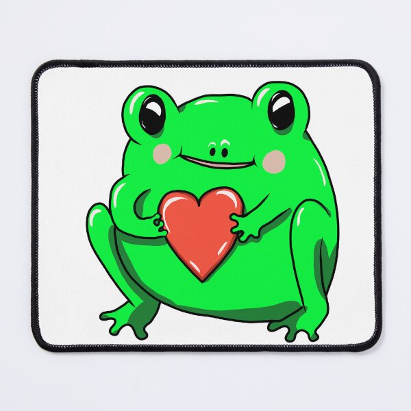 Item preview, Frog with heart designed and sold by VauKaArtShop.