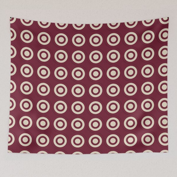Item preview, CherryRed&HeavyCream Lock Wave designed and sold by amardeep-jhas.