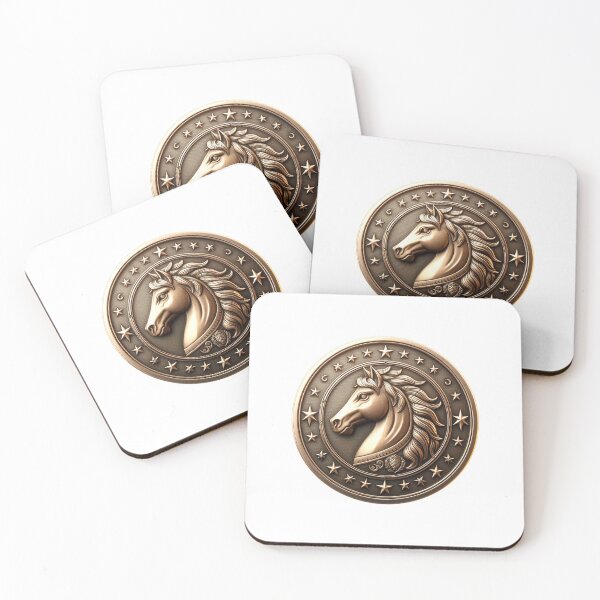 Item preview,  HORSE SHIELD - WHITE designed and sold by Marlon Oseguera.