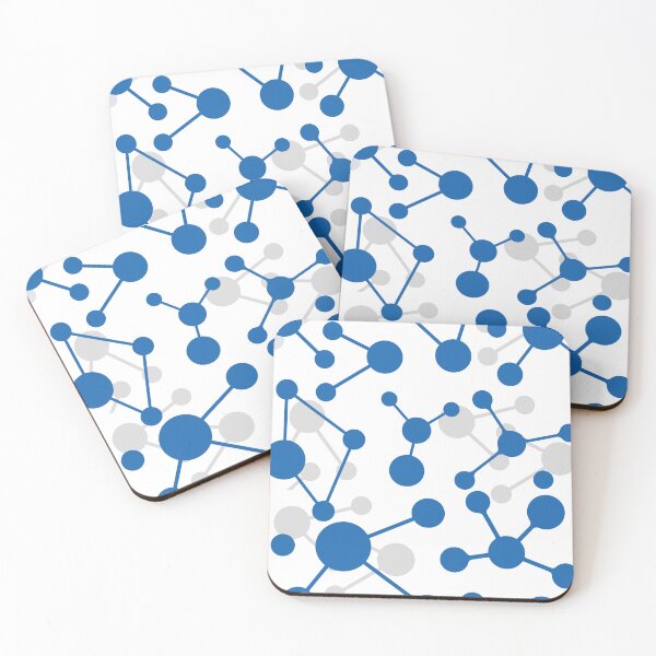 Item preview, Molecule vector pattern designed and sold by ViYa1.