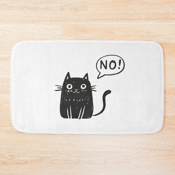 Item preview, Negatory Kitty: The Feline Who Knows Its Mind designed and sold by GL!TCH LAB.