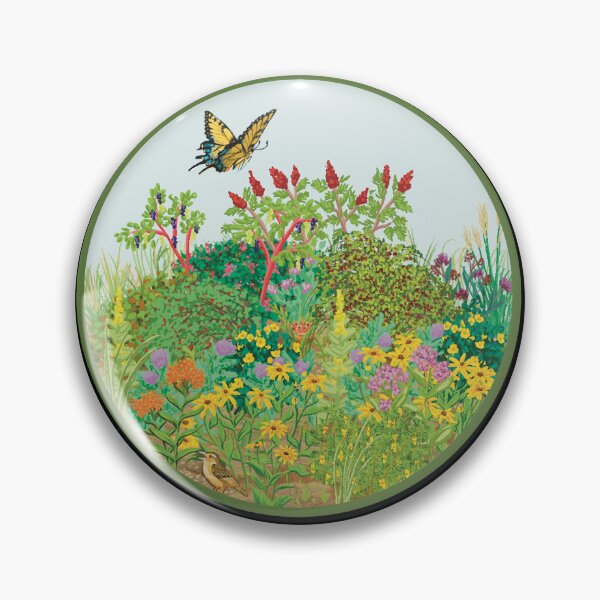 Item preview, Native Warm Season Grasses and Wildflowers Herbaceous Edge Meadow designed and sold by Nick Garnhart.