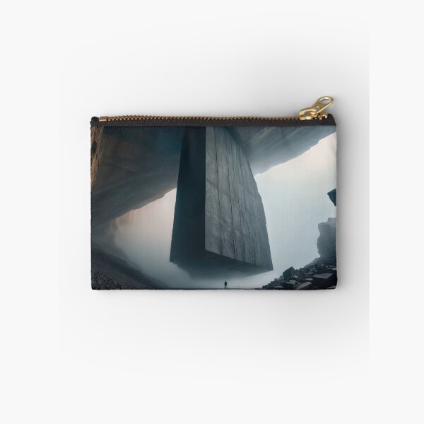 Item preview, Lost in the depths of time, the man makes his way through the dark cavern towards the towering structure looming in the distance designed and sold by petrovk.