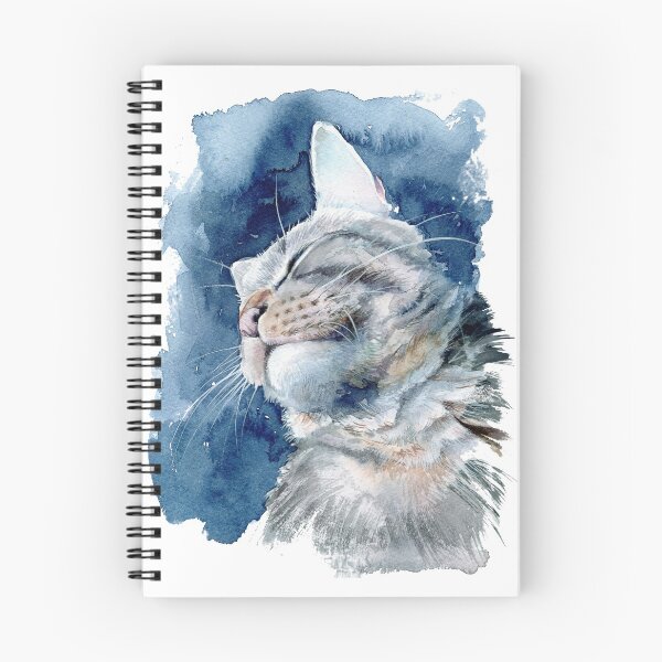 Item preview, Tabby Cat in Bliss designed and sold by tikhomirova-art.