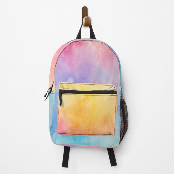Item preview, Pastel rainbow colorful watercolor gradiend texture designed and sold by patterncrow.