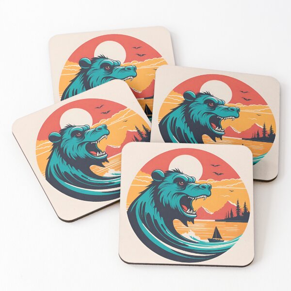 Item preview, Chimpanzee Monarch of the Deep: Epic Artwork of a Giant Sea Creature designed and sold by GrizzlyCollective.