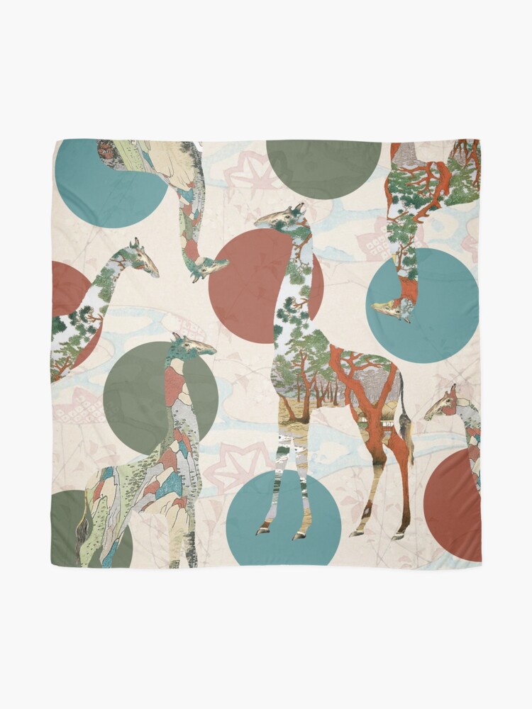 Alternate view of Giraffe Polka Scarf