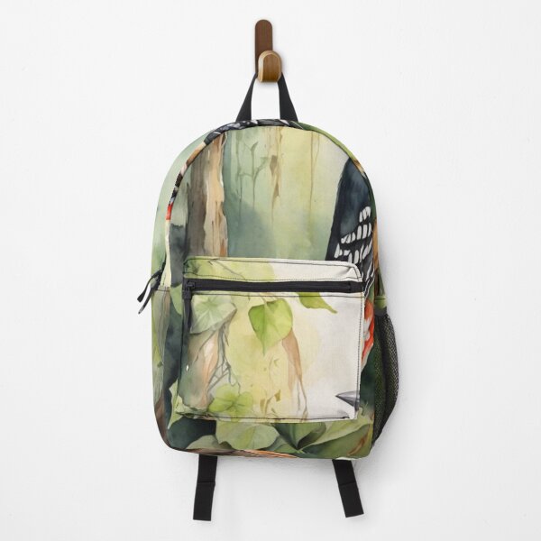 Item preview, Woodpecker watercolor painting designed and sold by shokA Design.