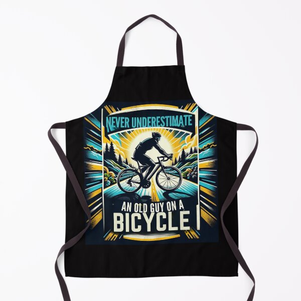 Item preview, Never Underestimate the Power of an Old Cyclist - Motivational Bike Design designed and sold by Triathlongram.
