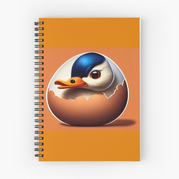 Item preview, Adorable Duckling: A Sweet Illustration Inside an Eggshell Digital Art designed and sold by WASABIgreen.