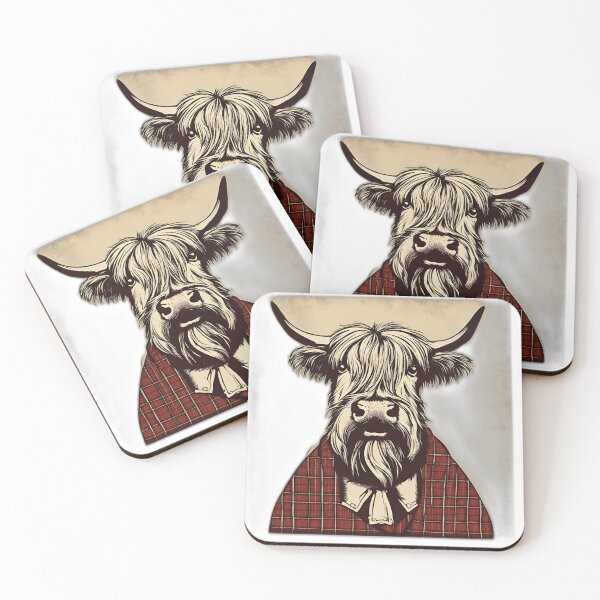Item preview, wonderful Funny vintage scottish highland Viking cow  designed and sold by Catana lover.