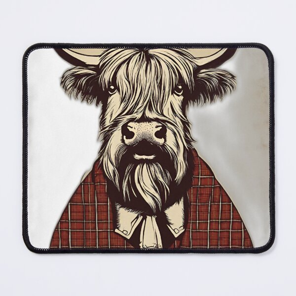 Item preview, wonderful Funny vintage scottish highland Viking cow designed and sold by Catana lover.