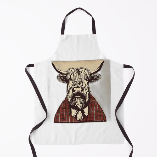 Item preview, wonderful Funny vintage scottish highland Viking cow designed and sold by Catana lover.