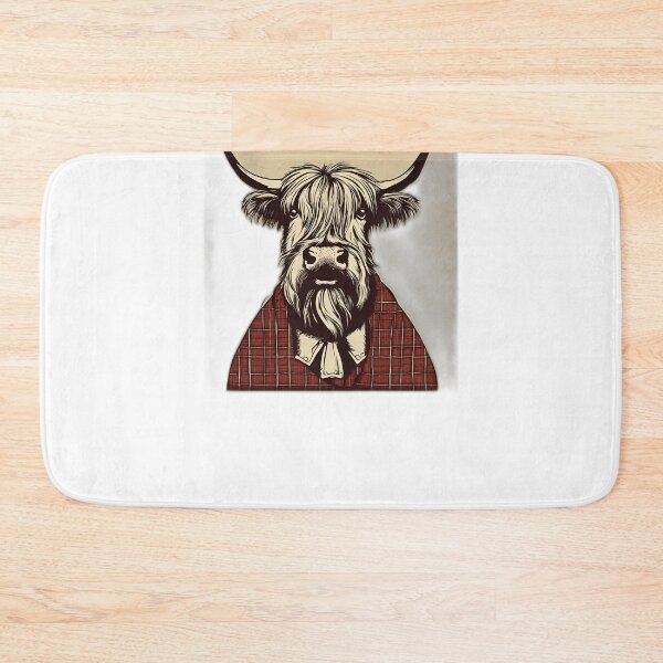 Item preview, wonderful Funny vintage scottish highland Viking cow  designed and sold by Catana lover.