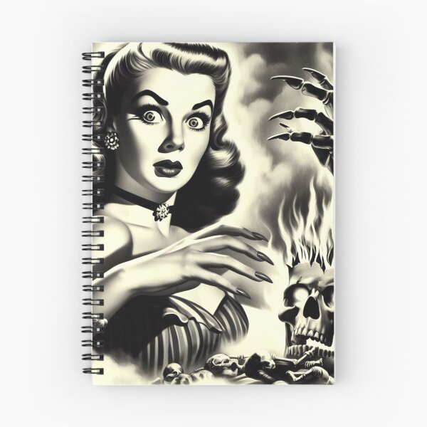 Item preview, Creepy Vintage Woman designed and sold by PulpVintage.