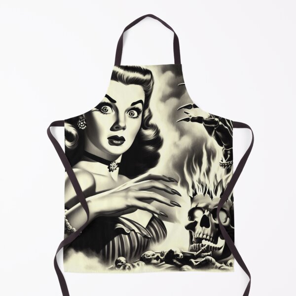 Item preview, Creepy Vintage Woman designed and sold by PulpVintage.