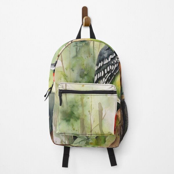 Item preview, Woodpecker watercolor painting designed and sold by shokA Design.