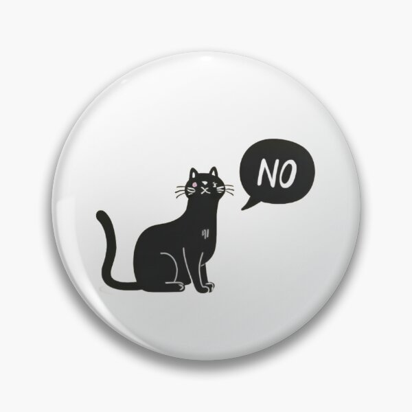 Item preview, Negatory Kitty: The Feline Who Knows Its Mind II designed and sold by GL!TCH LAB.