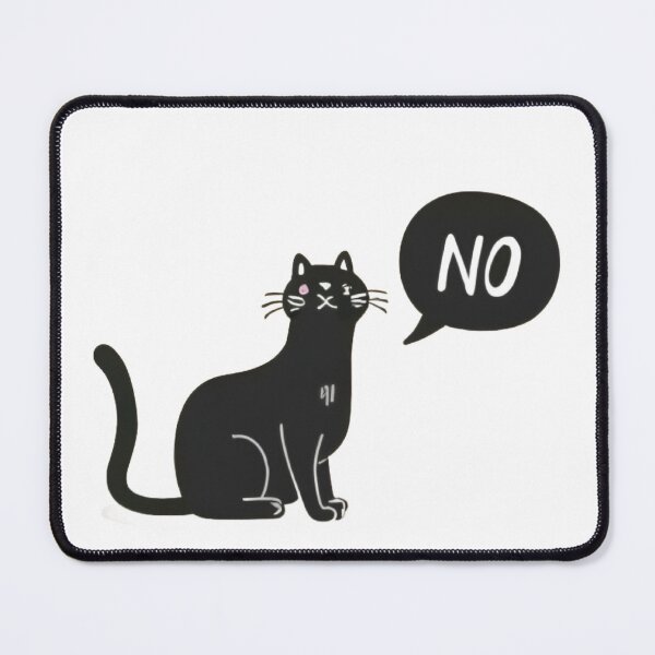 Item preview, Negatory Kitty: The Feline Who Knows Its Mind II designed and sold by GL!TCH LAB.