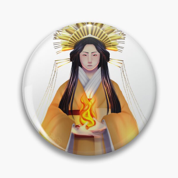 Item preview, Sun Goddess Amaterasu - white background w lighting designed and sold by Leeh-designs.