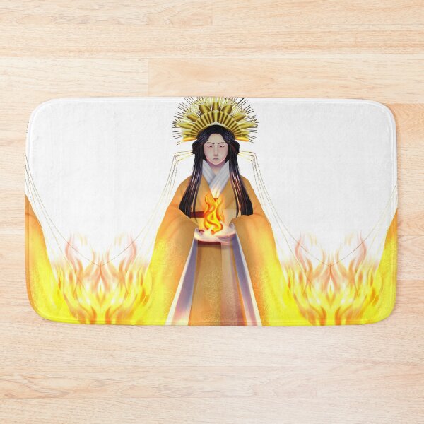 Item preview, Sun Goddess Amaterasu - white background w lighting designed and sold by Leeh-designs.