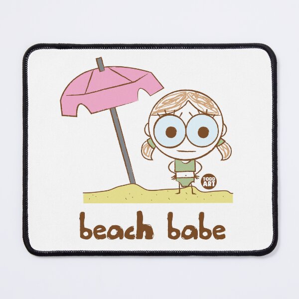 Item preview, HAPPY CAMPER - BEACH BABE designed and sold by TODD GOLDMAN.