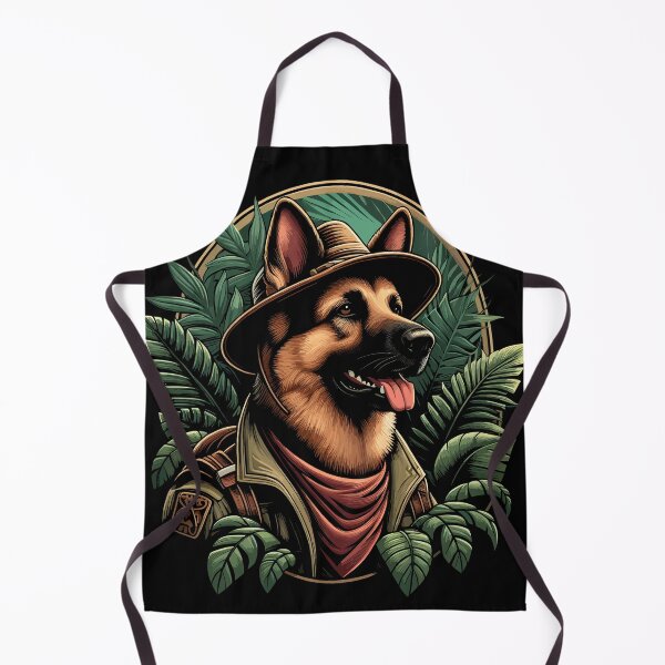 Item preview, Adventurous Pup Explorer Shepherd designed and sold by Quirky Shirts.